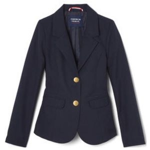 French Toast girls classic school blazer navy size 7 NWT
